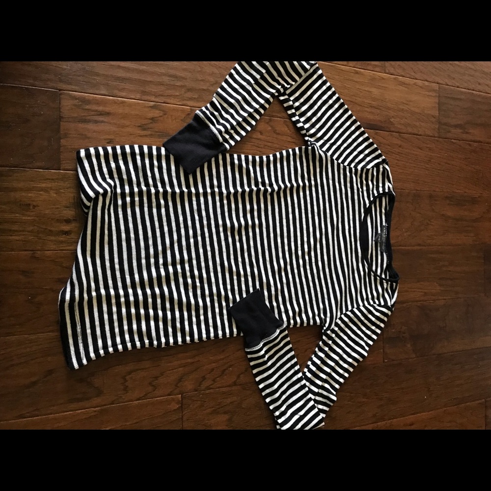 Striped Long Sleeve Maternity Tee